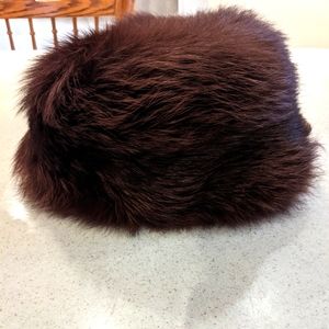 Vintage fur hat Russian